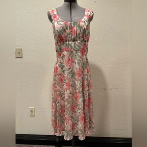 Connected women’s spring/ summer floral dress.